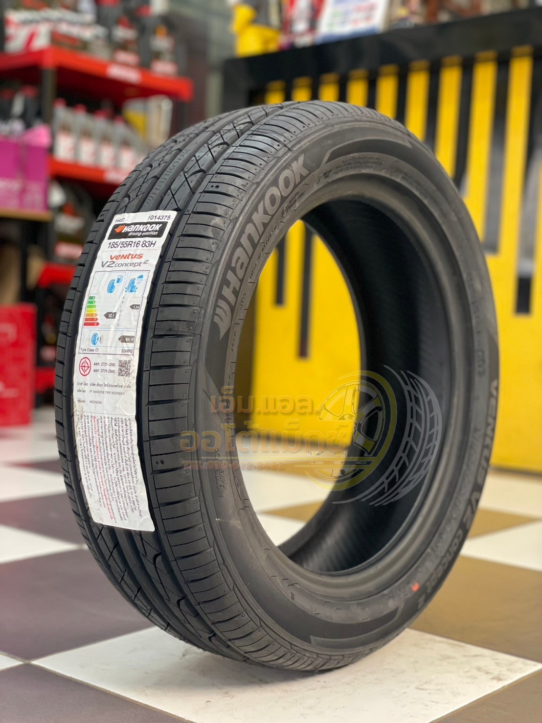 Hankook รุ่น Ventus V2 Concept 185/55R16 ยางใหม่ปี2024
