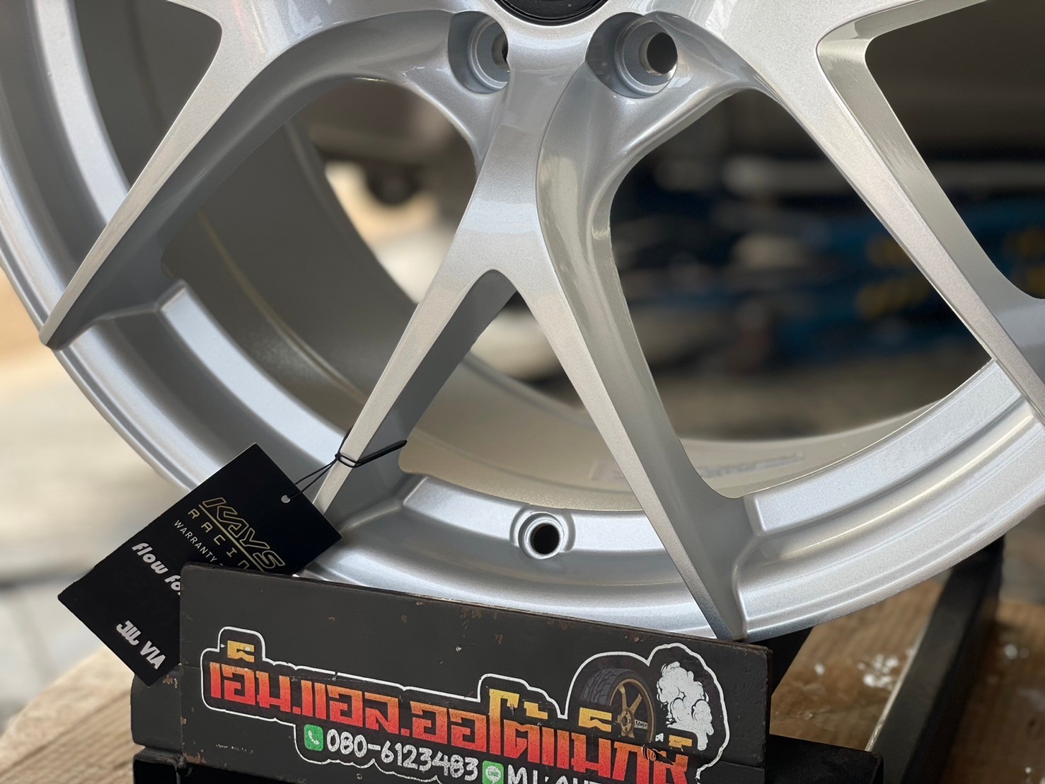 #ล้อแม็กซ์ใหม่ขอบ18 #5รู100 #ล้อแม็กซ์18 #KAYS 18x8.5 ET35 5x100 สีซิลเวอร์