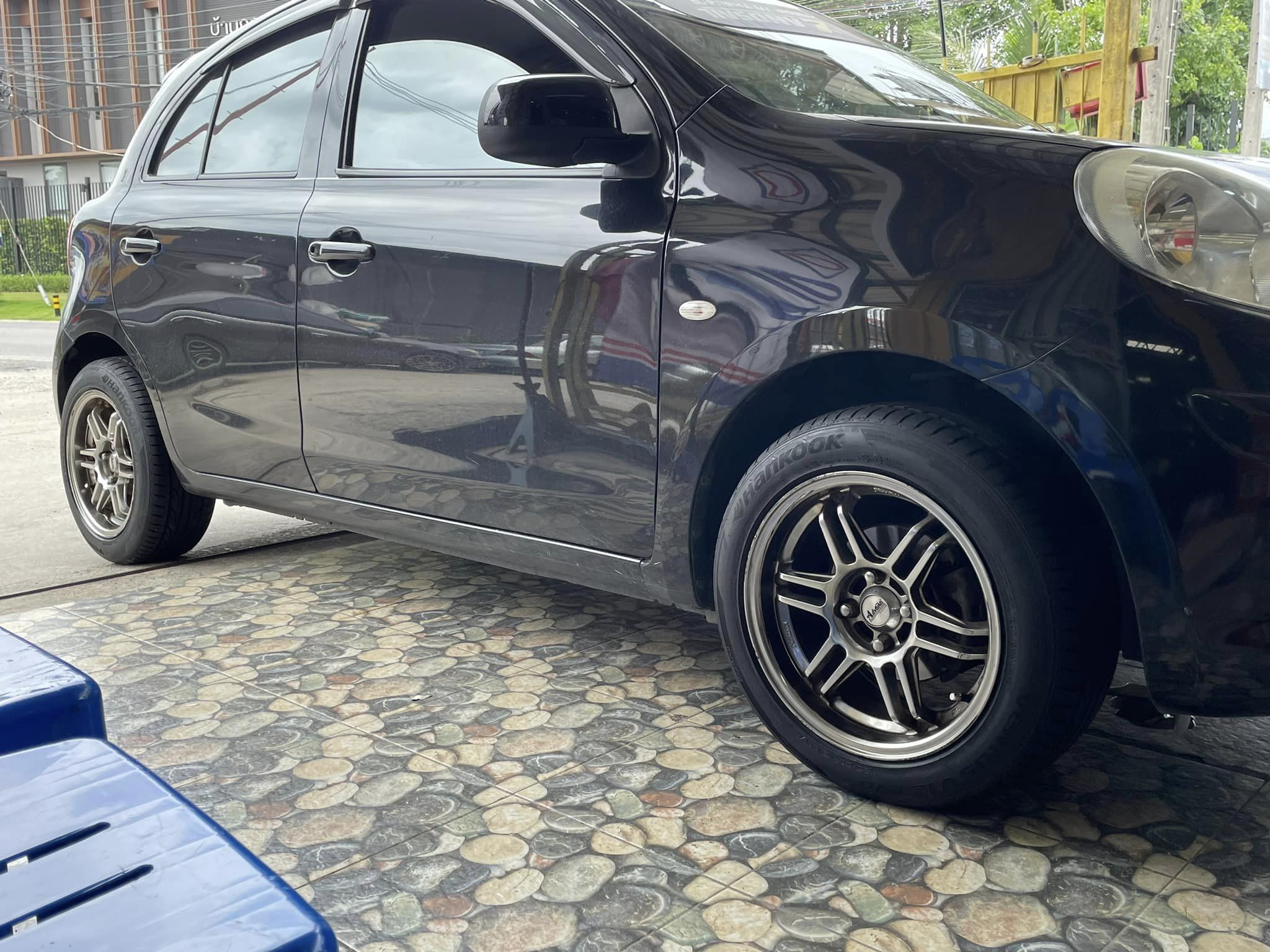 NISSAN_MARCH #HANKOOK_V12_195/55R15