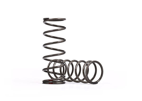 7850 Springs, shock, medium (natural finish) (GTX) (5.059 rate, red stripe) (2)