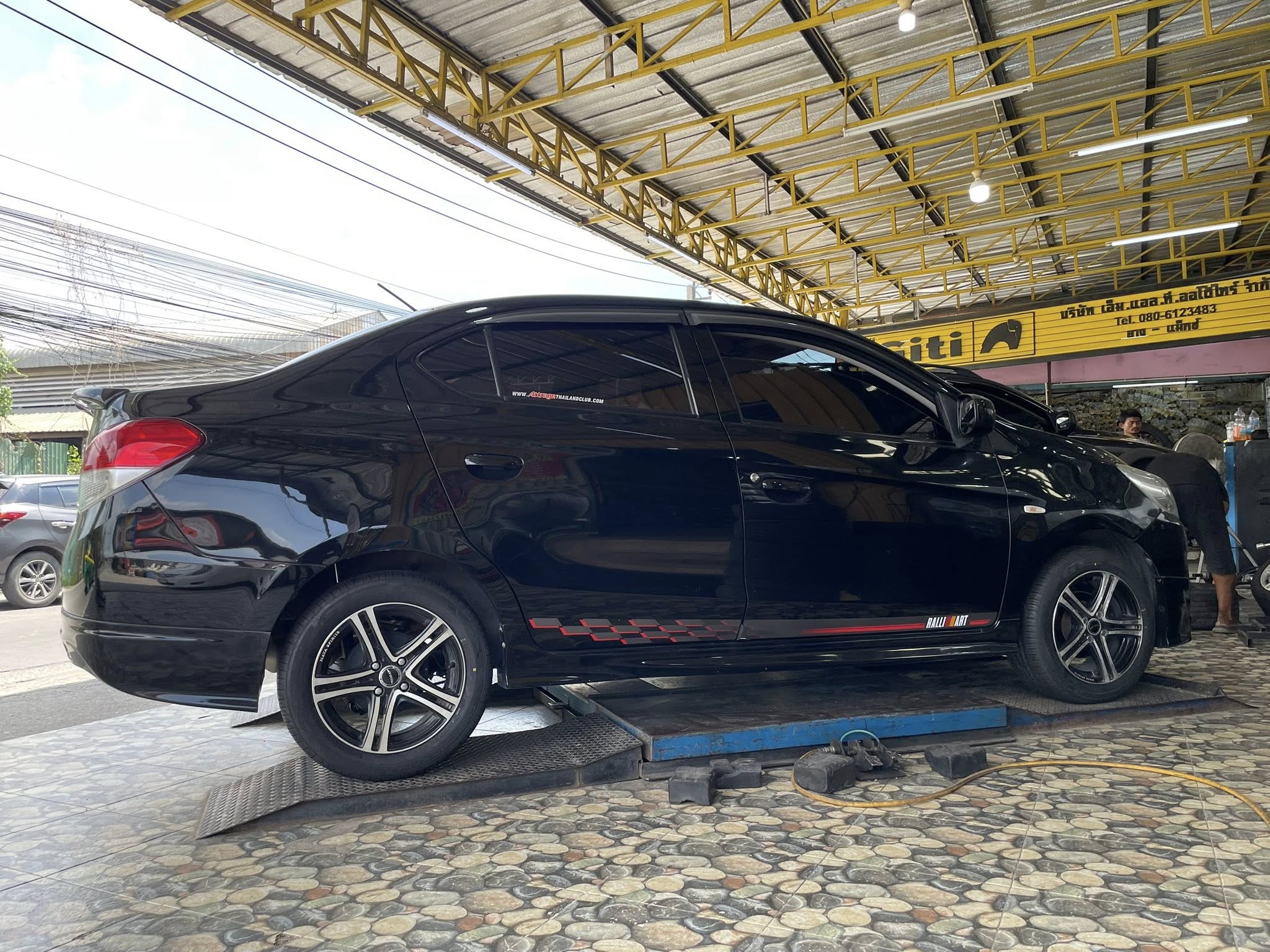 MITSUBISHI_Attrage 🚘เปลี่ยนยาง 🛞🐘#GT RADIAL #ECOTEC 195/55R15