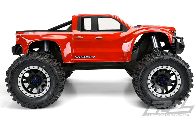PRO-3507-17 1/5 Pre-Cut 2019 Chevy Silverado Z71 Trail Boss Clear Body: X-MAXX