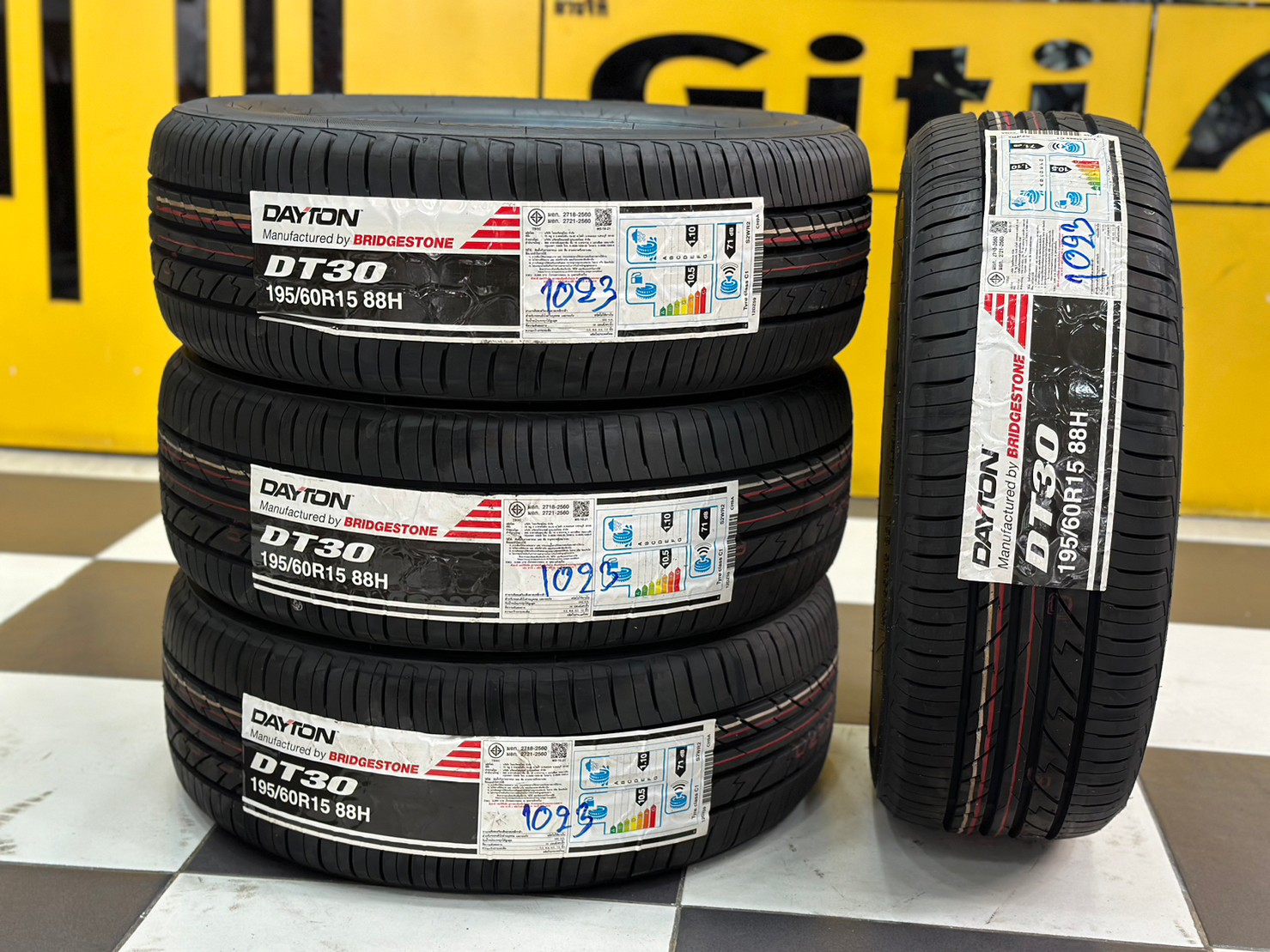 ยางโปรโมชั่นพิเศษ195/60R15 Dayton ผลิตโดยบริดจสโตน🇹🇭 ยางใหม่ปี2023