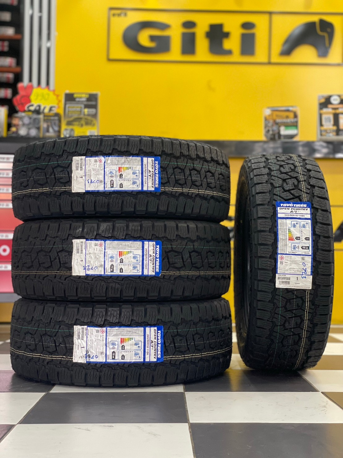 TOYO OPEN COUNTRY A/T 265/60R18 ยางใหม่ปี2023