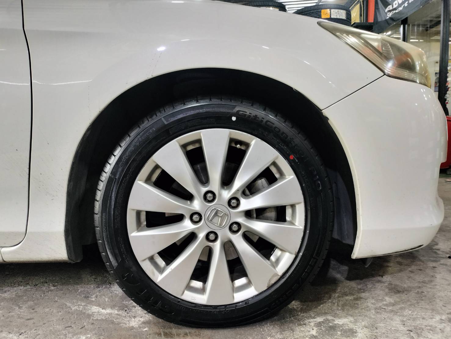 HONDA_ACCORD เปลี่ยนยาง🛞 #GITI_P10_225/50R17
