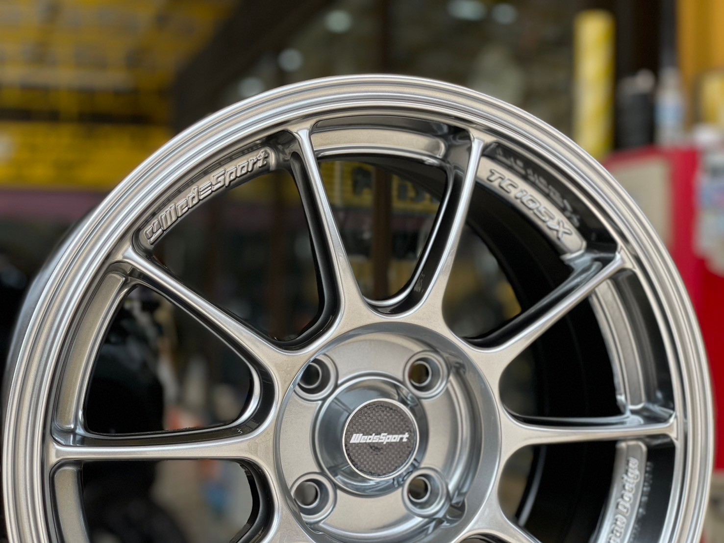 ล้อแม็กซ์ใหม่ขอบ15 #TC105X ล้อไทย Brightwheel BW-59 15x7 ET35 4x100 สีเทากัน