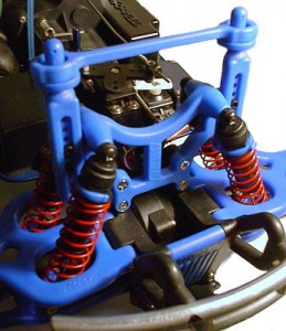 RPM-80165 T-Maxx & E-Maxx Shock Tower & Body Mounts – Blue