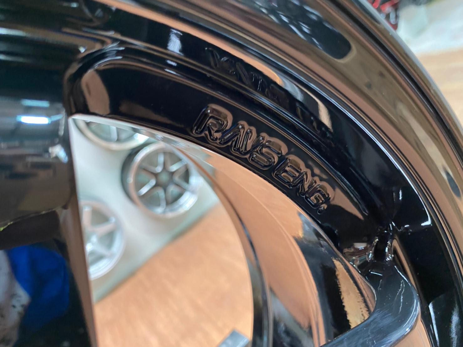 ล้อแม็กซ์ใหม่ขอบ15 ล้อไทย #Te37หยอดแดง สีดำ ขอบ 15” กว้าง7 4รู100 ออฟ35