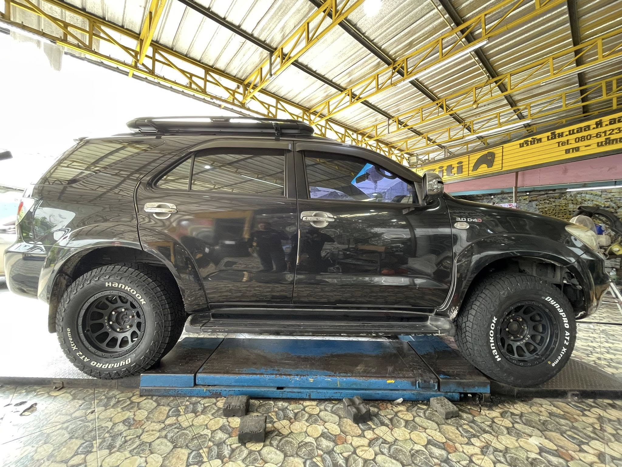 #TOYOTA_FORTUNER🚘เปลี่ยนยาง 🛞🐘#Hankook_AT2Xtreme_265/70R16 ❤️ 🛞 #ยางATยางสายลุยคุณภาพดี