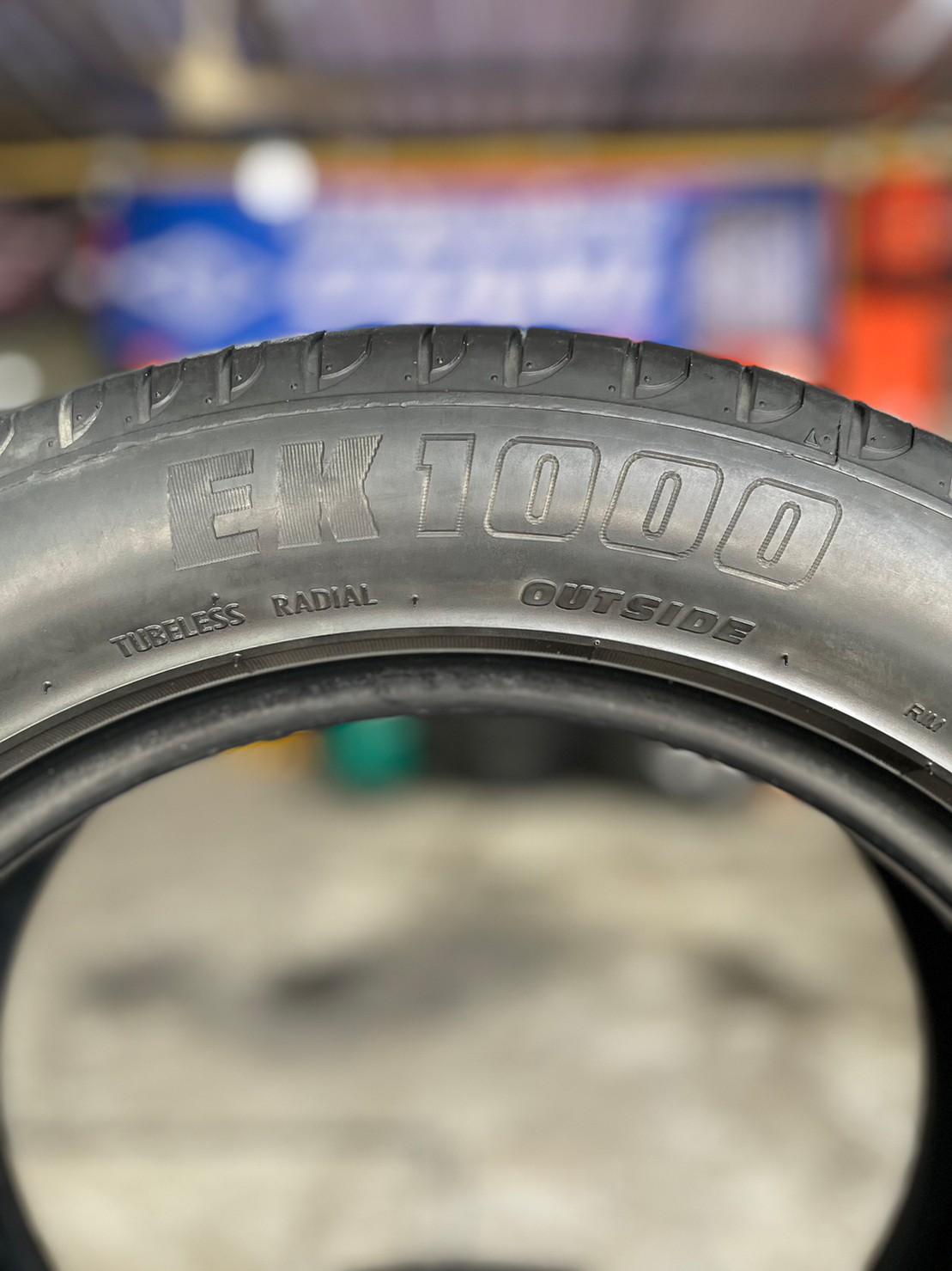 ยางมือสอง OTANI EK1000 195/55R15 ยางสภาพพร้อมใช้ยาง ยางปี20