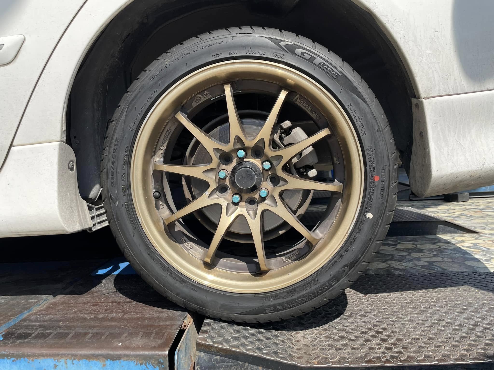 🚘 #TOYOTA_ALTIS🛞เปลี่ยนยาง 🛞 #GT RADIAL SPORTACTIVE2 215/45R17 #บริการตั้งศูนย์🛞