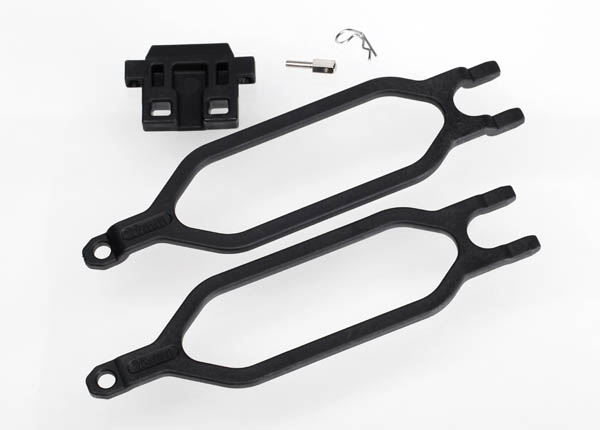 6727 Hold down, battery (2)/ hold down retainer/ battery post/ angled body clip