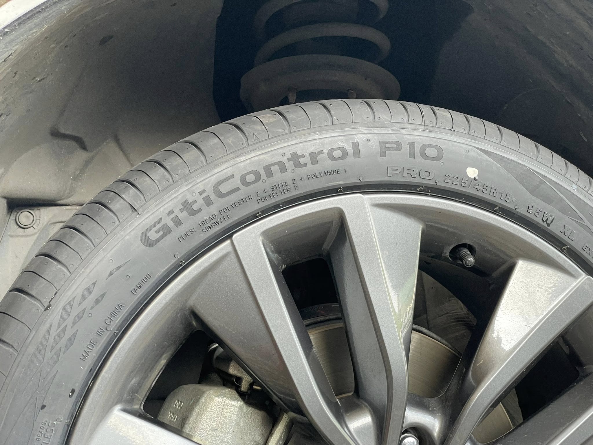 #HONDA_HRV 🚘เปลี่ยนยาง 🛞🐘GITI_ControlP10_225/45R18