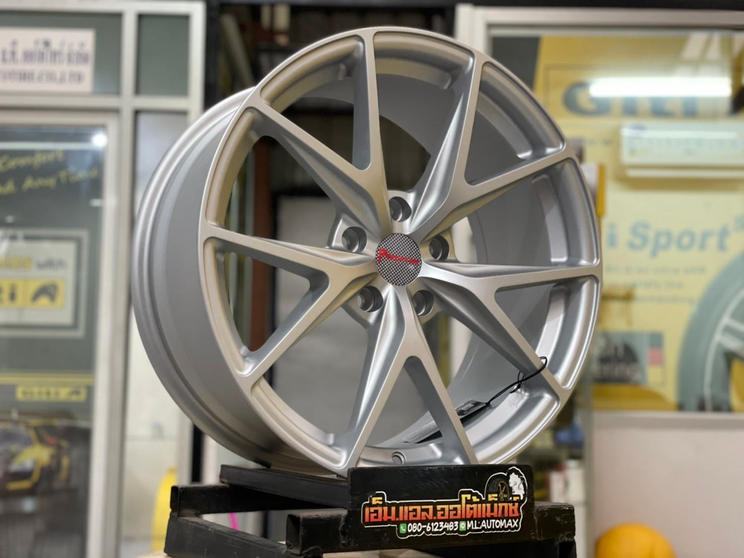 ล้อแม็กซ์ใหม่ขอบ18 ก้านเขากวาง Predator PD-19 18” 8.5”/8.5” 5x114.3 ET35 สีบรอนซ์ซิลเวอร์