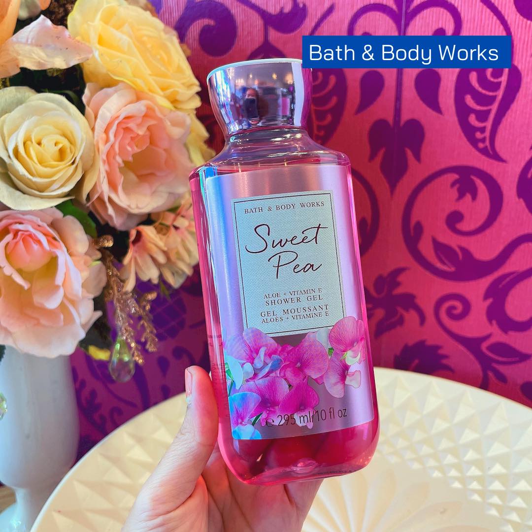 BBW เจลอาบน้ำ ดีงามที่สุด กลิ่น SG sweet pea 295ml.
