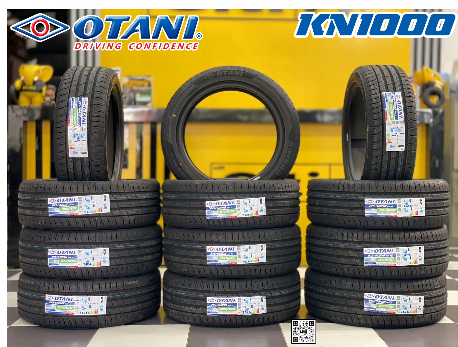 #รถไฟฟ้าEV #รถEV #OTANI #KN1000 215/50R18