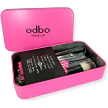 ODBO ชุดแปรงแต่งหน้า 7 ชิ้น Make up Box Brush Set (Pink Black)