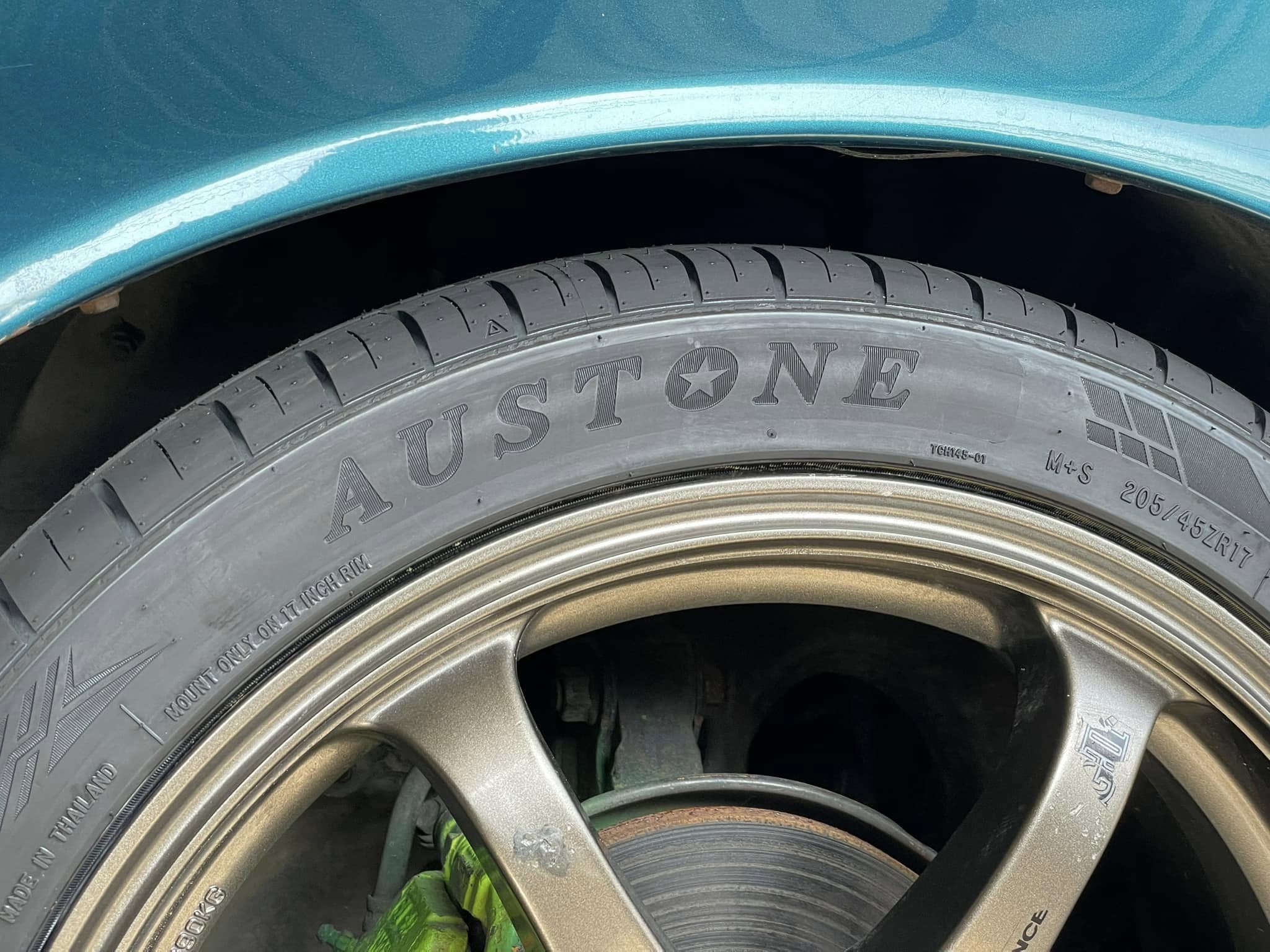 #TOYOTA_COROLLA🛞เปลี่ยนยาง #AUSTONE_SP702_205/45R17