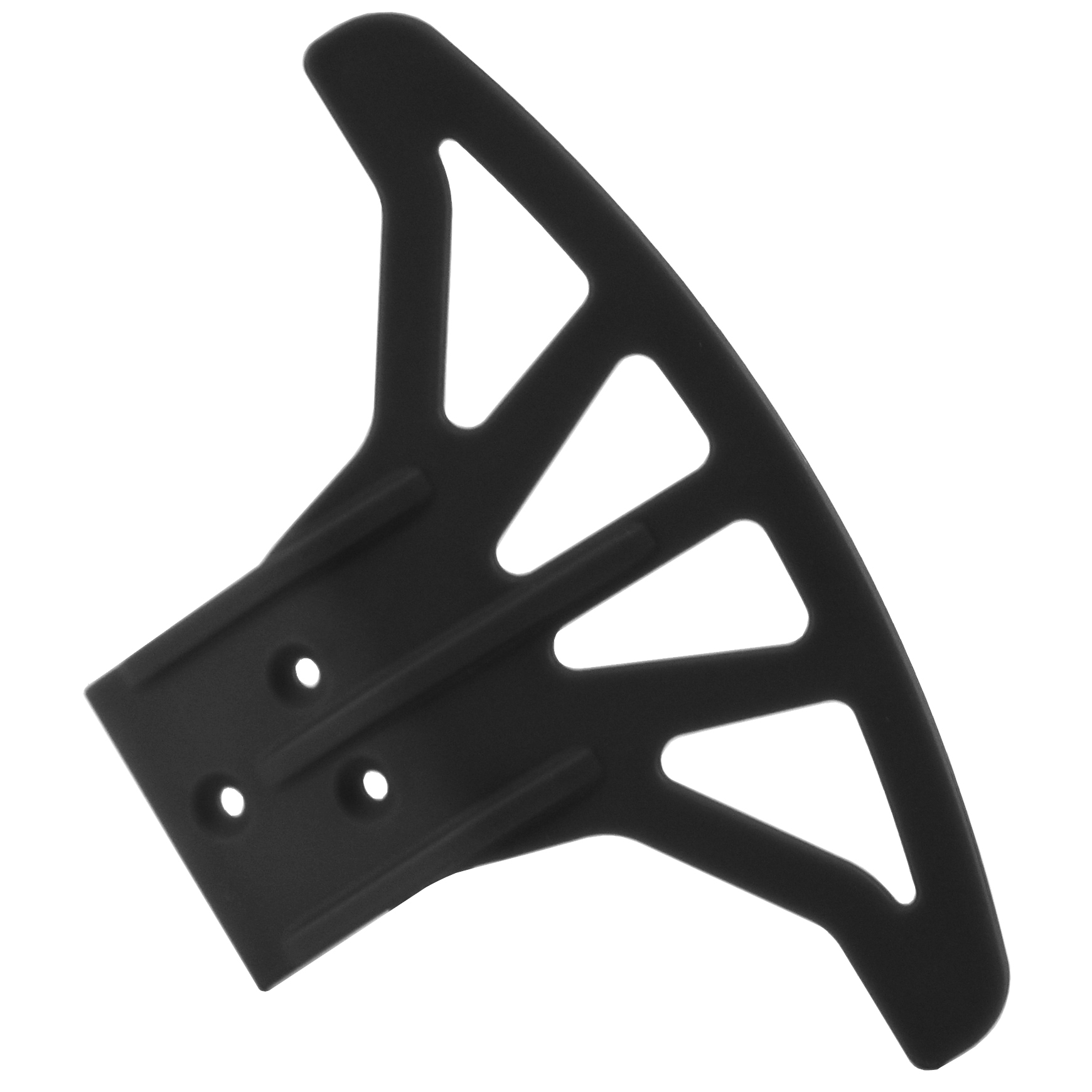 RPM-81042 Wide Front Bumper for the Traxxas Stampede 4×4, Rustler 4×4 & Telluride - BLACK