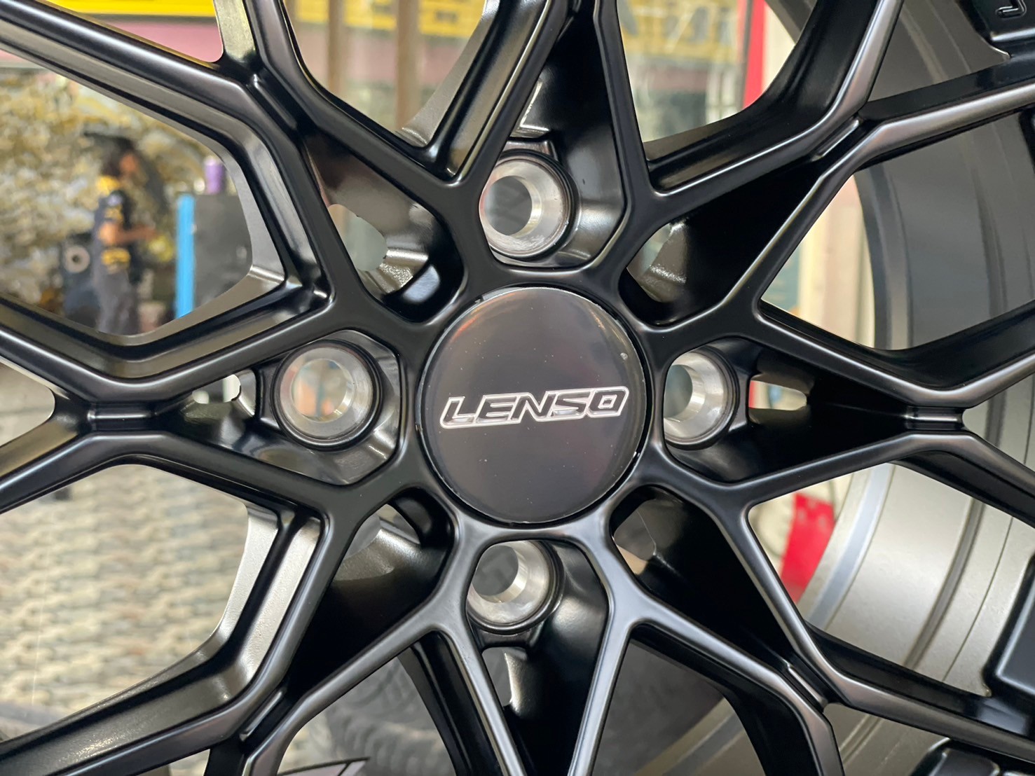 LENSO JAGER J1C SPEC 15"x7.0"PCD 4x100 ET+35 สีดำ