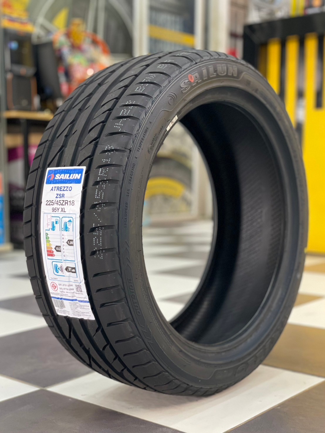 ยางไซหลุน #Sailun Atrezzo ZSR 225/45R18 ยางใหม่ปี2024