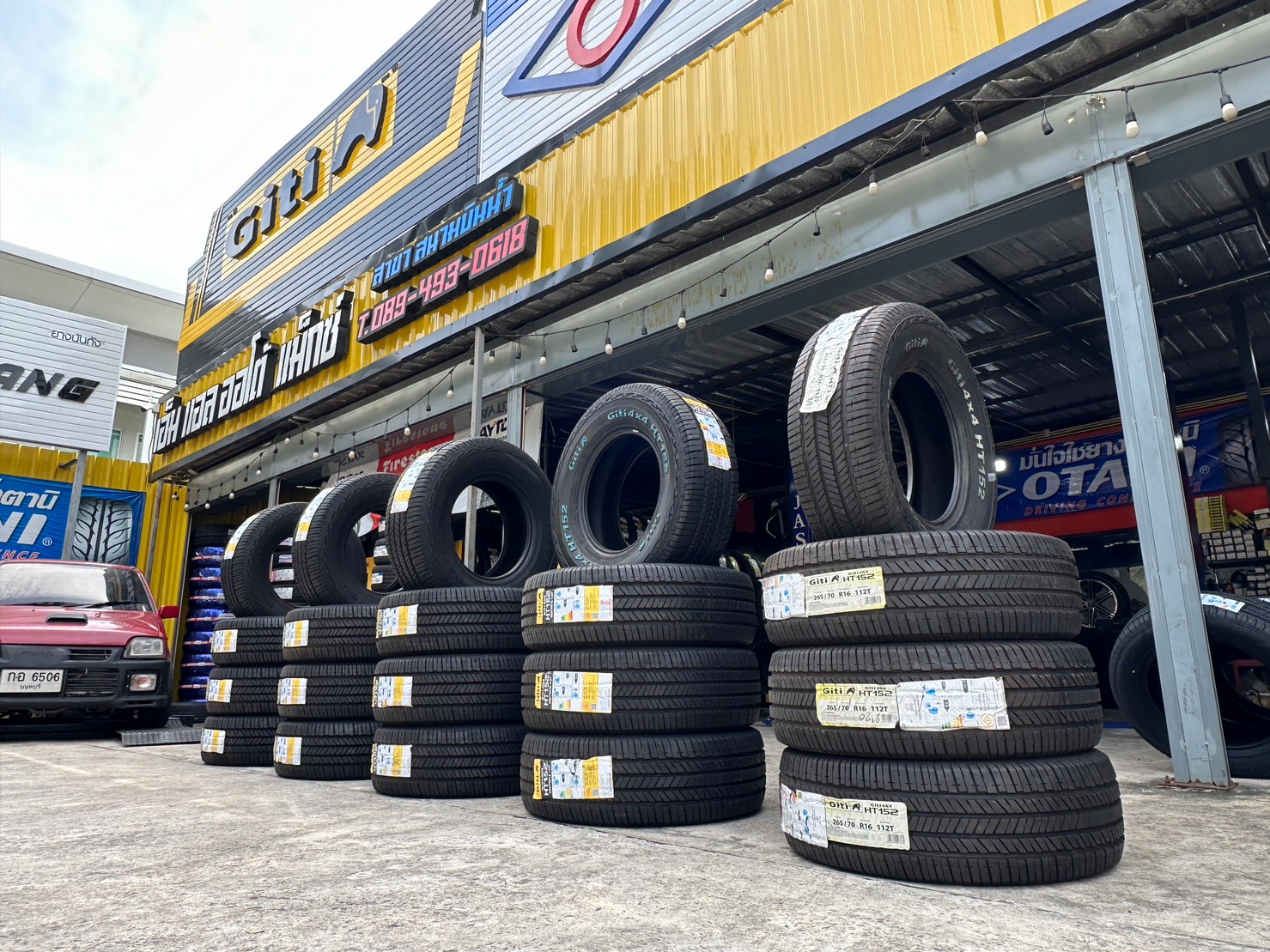 #GITI 4x4 #HT152 #265/70R16 ยางทางเรียบตัวหนังสือสีขาว นุ่มเงียบ ยางรถยนต์คุณภาพดี สมรรถนะสูง ยางใหม่ปี2022