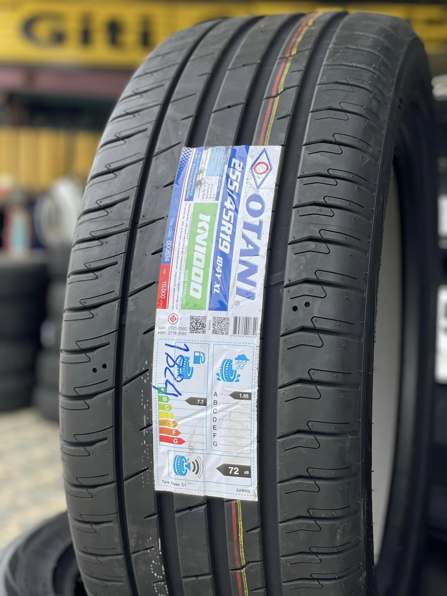 TESLA_Model3 #OTANI #KN1000 #255/45R19🔥 🔥 #ยางEV รถไฟฟ้า