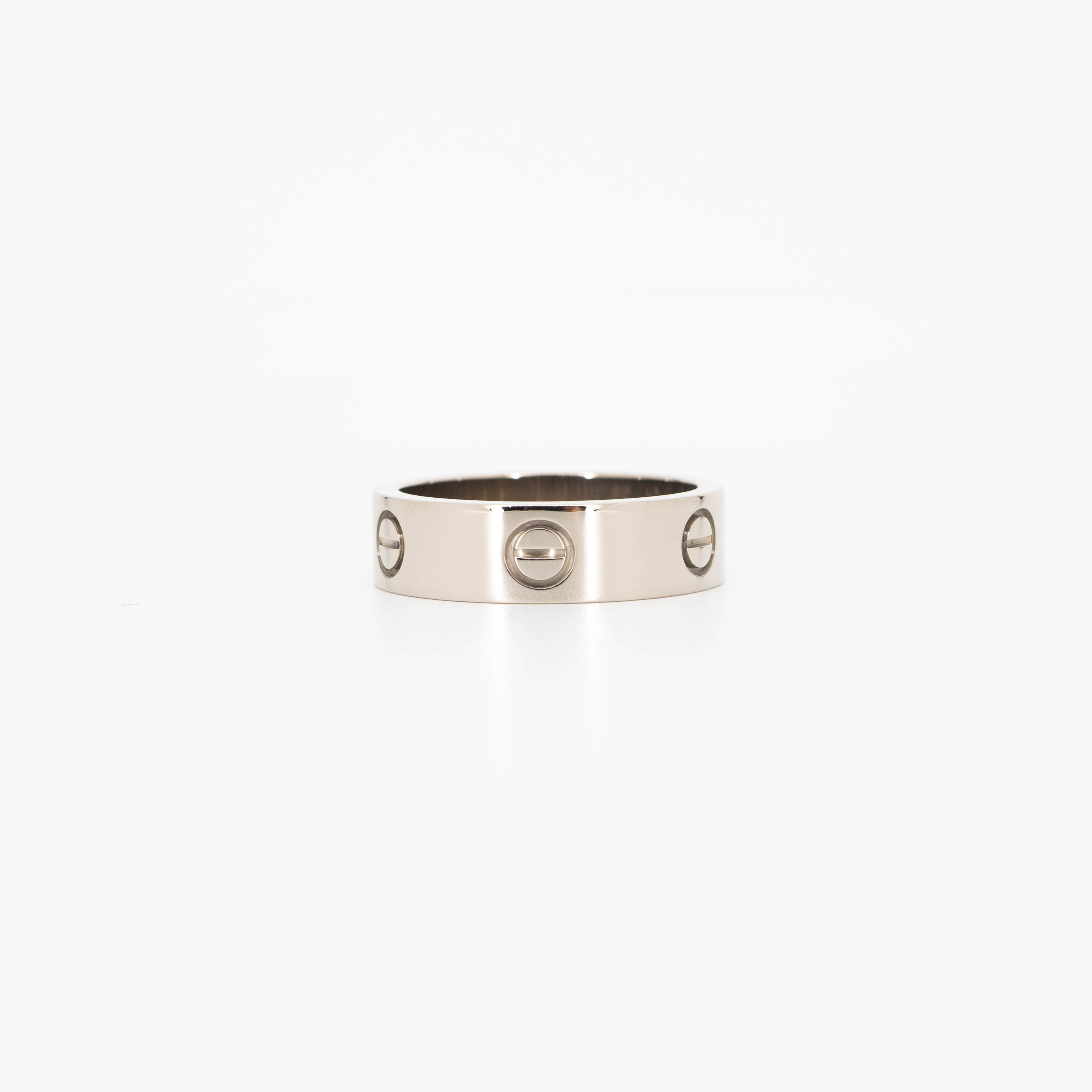 แหวน Cartier Love ทองขาว18K ไซส์ 59# (Used)