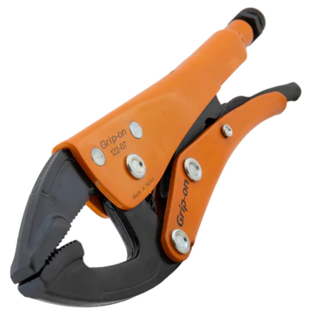 คีมล็อคปากตัววี ขนาด 10" No.122-10 GRIP-ON