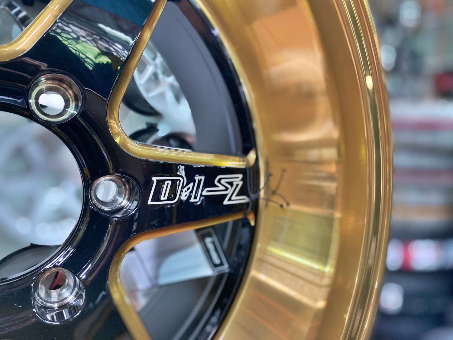 ล้อแม็กใหม่แท้LENSO PROJECT D D1SL ขอบ 18 6รู139 สีดำขอบไดร์ทอง อ๊อฟลึกสุดจริง พร้อมติดตั้งฟรี