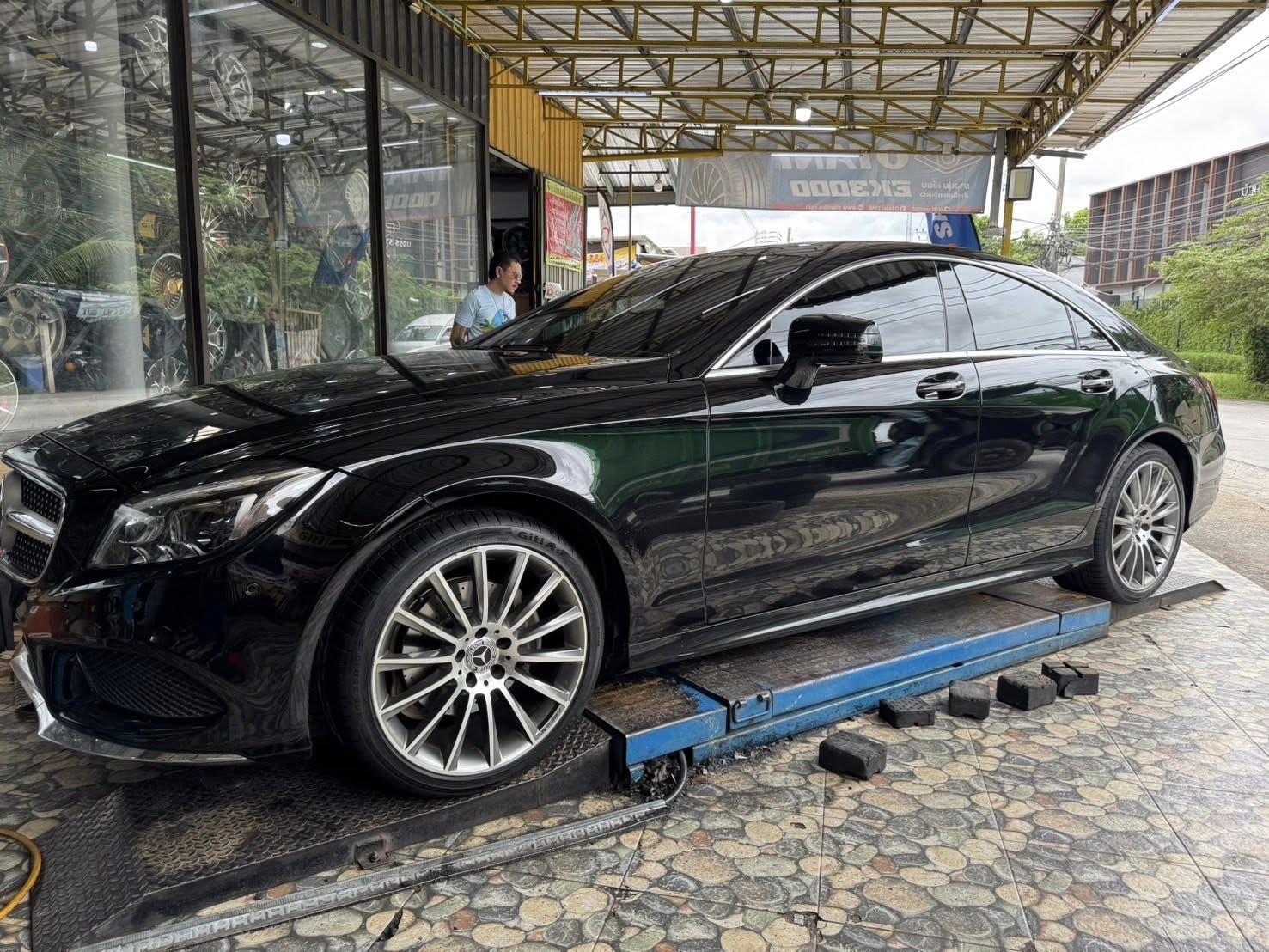 BENZ_CLS250d🚘เปลี่ยนยาง 🛞🐘#GITI_SportS2_255/35R19 ❤️ 🛞 #GITI_SportS2_275/35R19