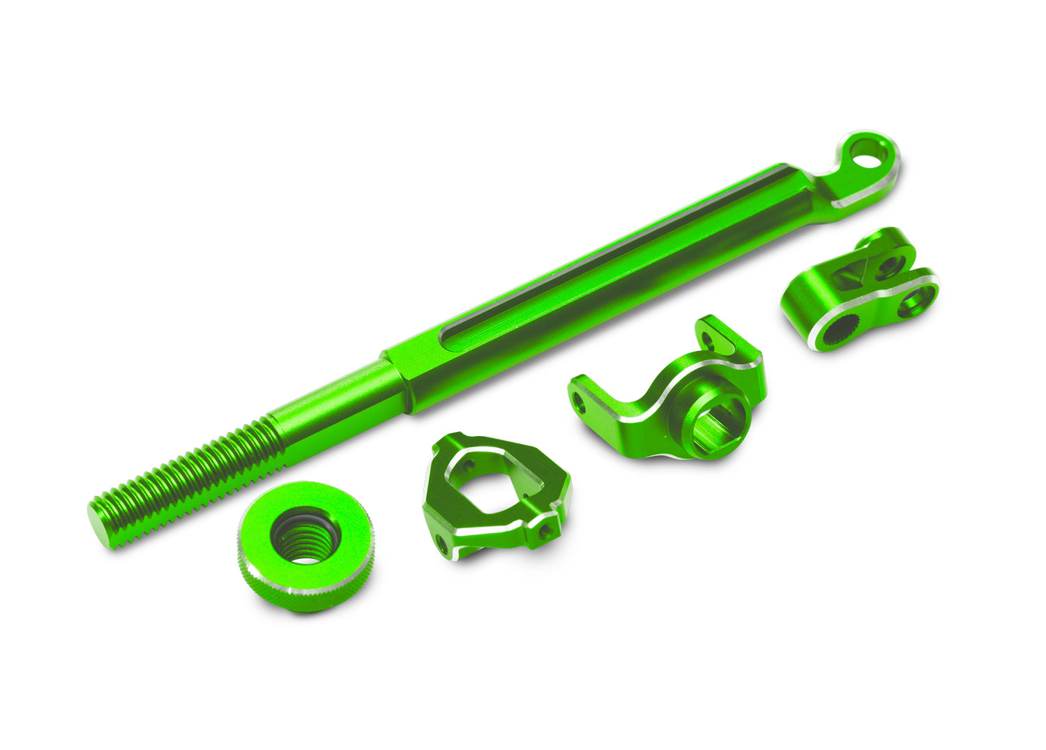 10958-GRN Green Aluminum Pro Scale Sand Car Brake Linkage