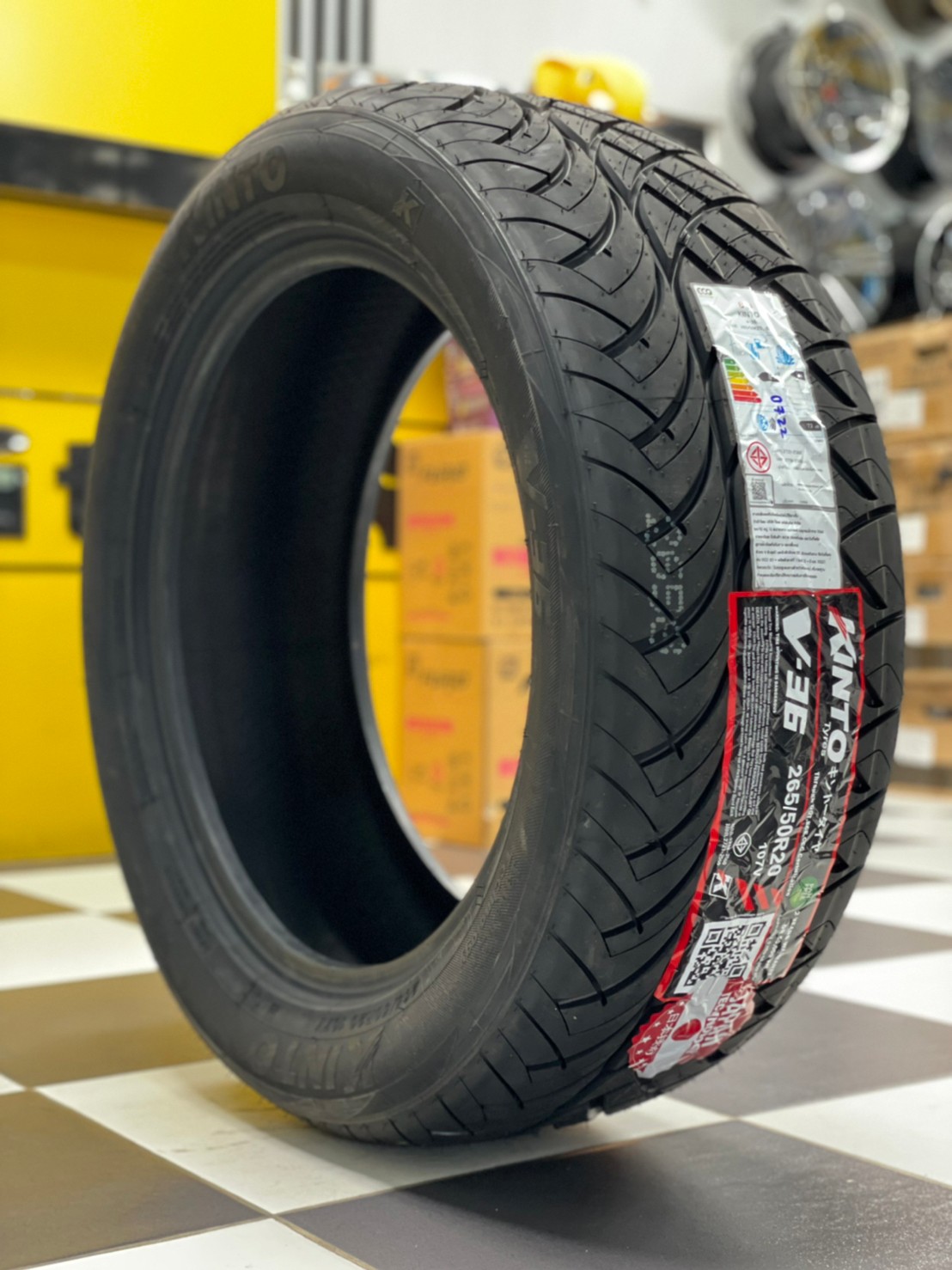 265/50R20 Kinto V36ยางสปอร์ต ลายซิ่ง ยางใหม่ปี2022