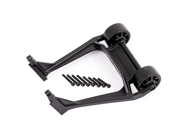 9576 Wheelie bar, black (assembled)/ 3x20 CS (8)