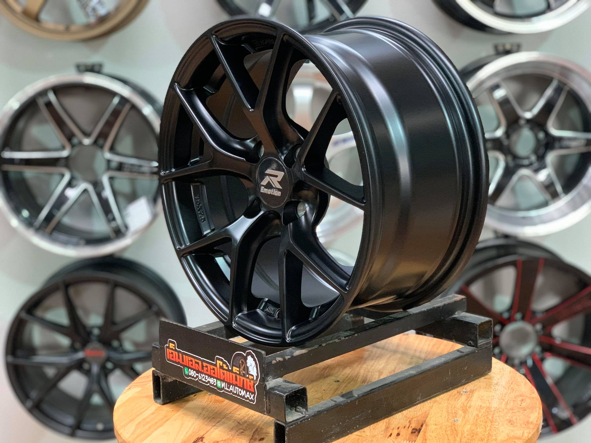 ล้อแม็กใหม่ขอบ15 EmotionR ลายFRE กว้าง7.5 ออฟ35 ขนาด4รู100 สำหรับรถเก๋ง