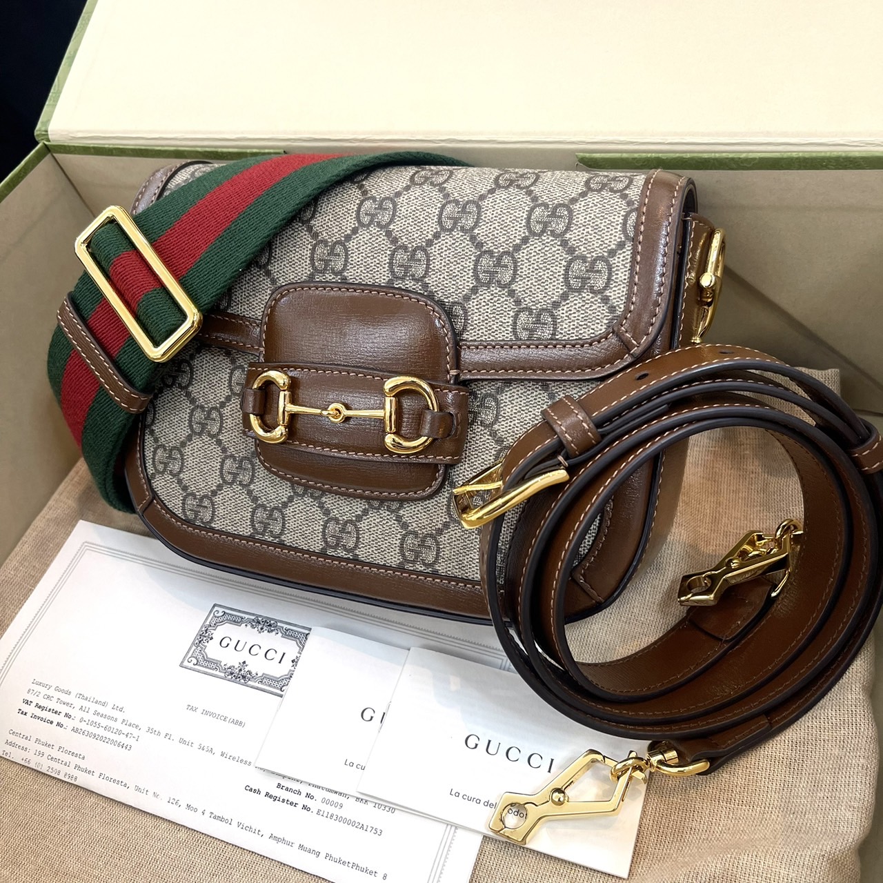 Gucci horsebit mini 1955 มือสอง