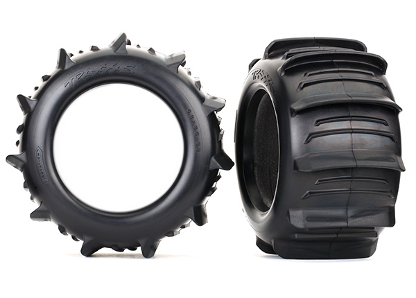 8673 Tires, paddle 3.8” (2)/ foam inserts (2)
