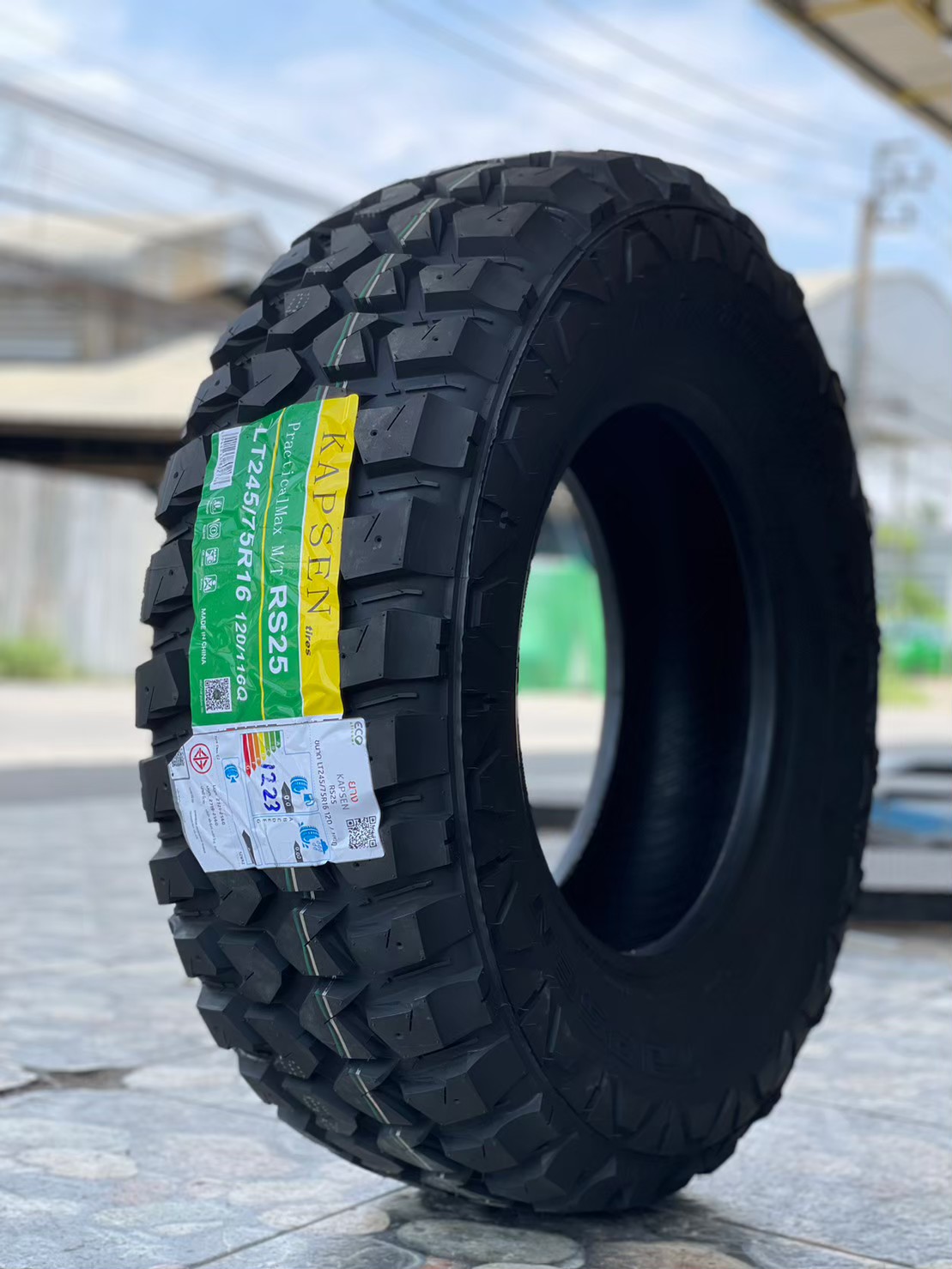 ยางMT ดอกมัด 245/75R16 KAPSEN RS25 ยางใหม่ปี2023 (4เส้น)