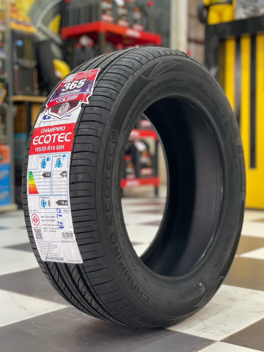 GT RADAIL CHAMPIRO ECOTEC 195/55R15 ยางใหม่ปี2024