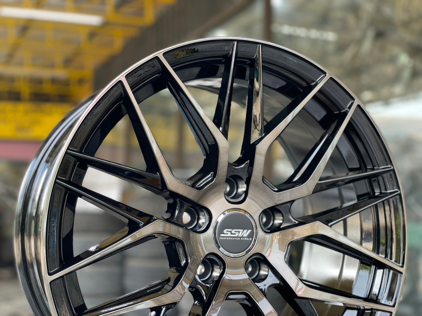 ล้อแม็กใหม่ขอบ17 Stamford Sport Wheels SSW 348 สีหน้าชา ขนาด17 กว้าง8 5รู112ออฟ38