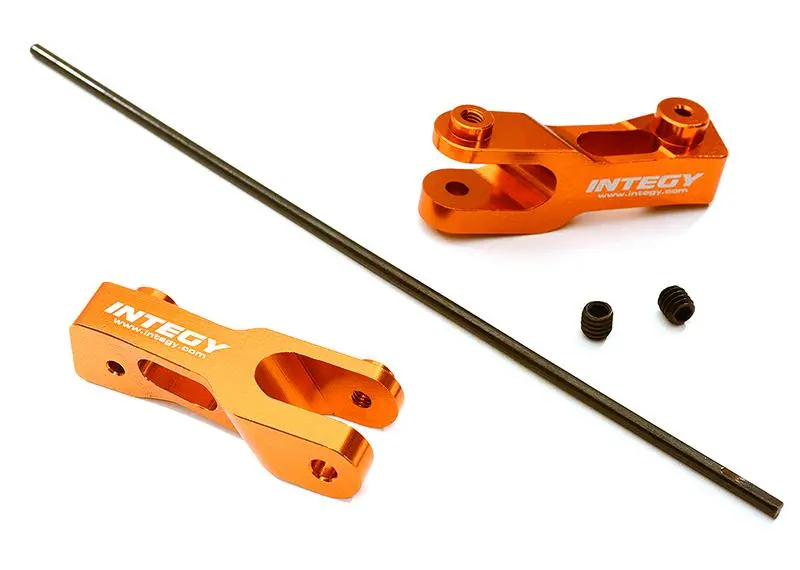 INT-C28563ORANGE Front Anti-Roll Sway Bar Set for Traxxas 1/7 Unlimited Desert Racer
