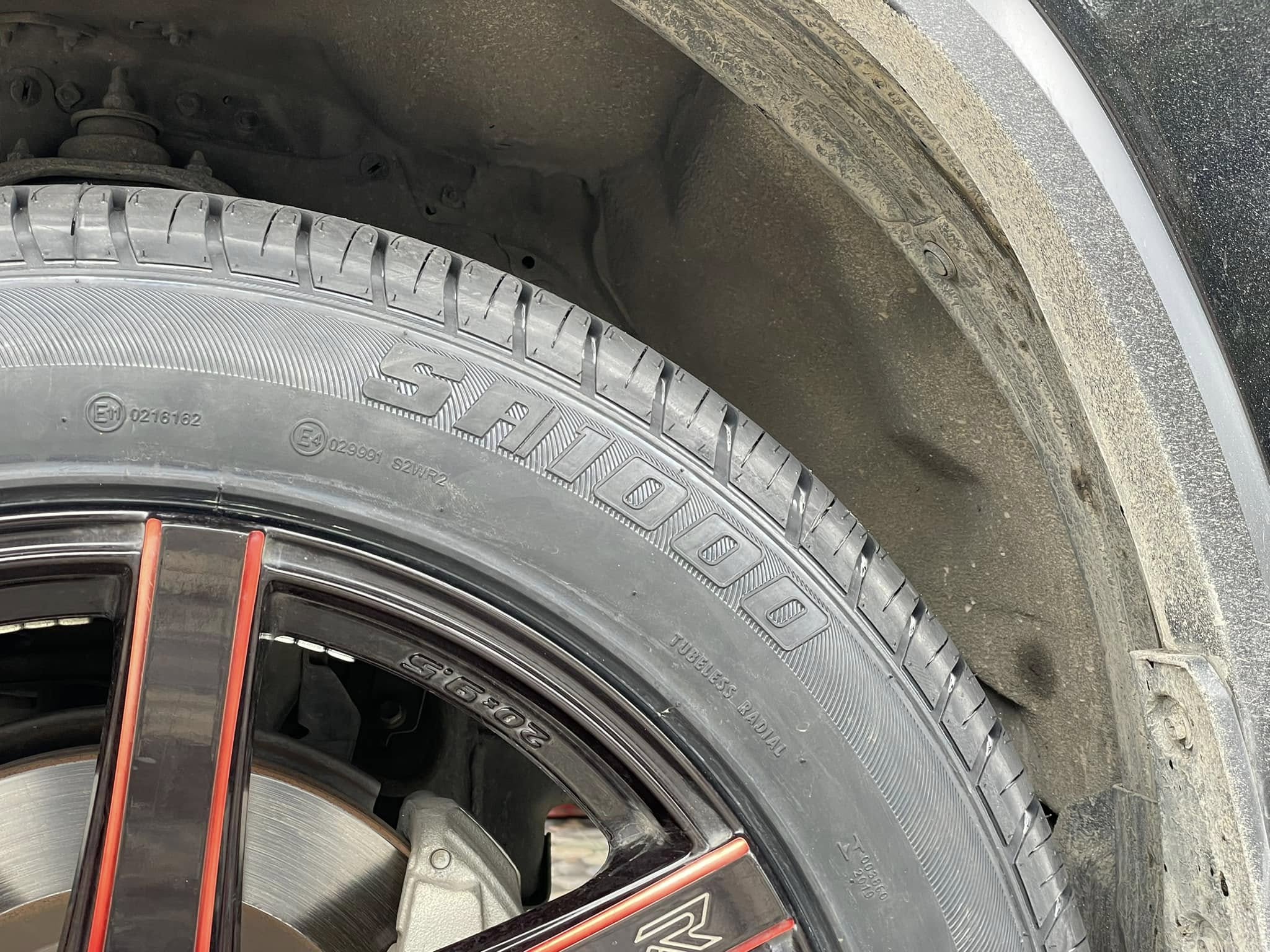 🚘 #TOYOTA_FORTUNER🛞 #เปลี่ยนยาง #OTANI #SA1000 265/50R20 #บริการตั้งศูนย์ล้อ🛞