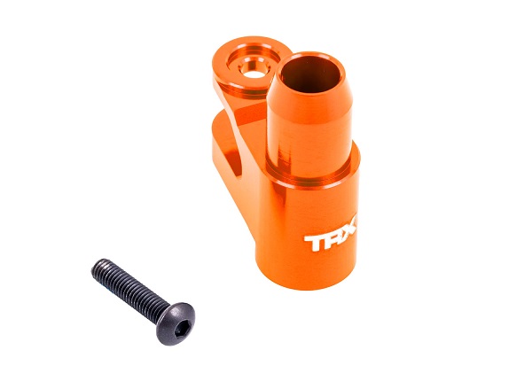7747-ORNG Servo horn, steering, 6061-T6 aluminum (orange-anodized)