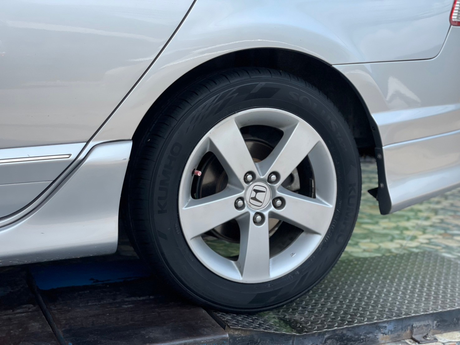 🚘 #Honda Civic ติดตั้งยาง #ยางใหม่คัมโฮ #Kumho #TA21 205/55R16 ยางใหม่ปี2024