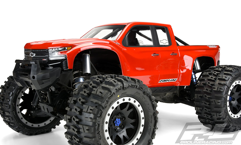 PRO-3507-17 1/5 Pre-Cut 2019 Chevy Silverado Z71 Trail Boss Clear Body: X-MAXX