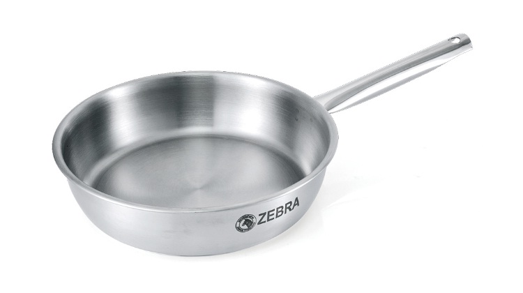 275024 กระทะด้ามสเตนเลส เชฟ 24 ซม. ตราหัวม้าลาย *** สินค้าหมด ***