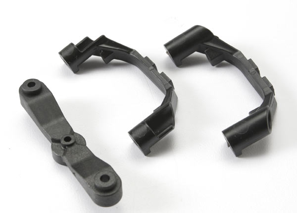 5343X Mount, steering arm/ steering stops (2) (lower hinge pin retainer) (includes standard and maximum throw steering stops)
