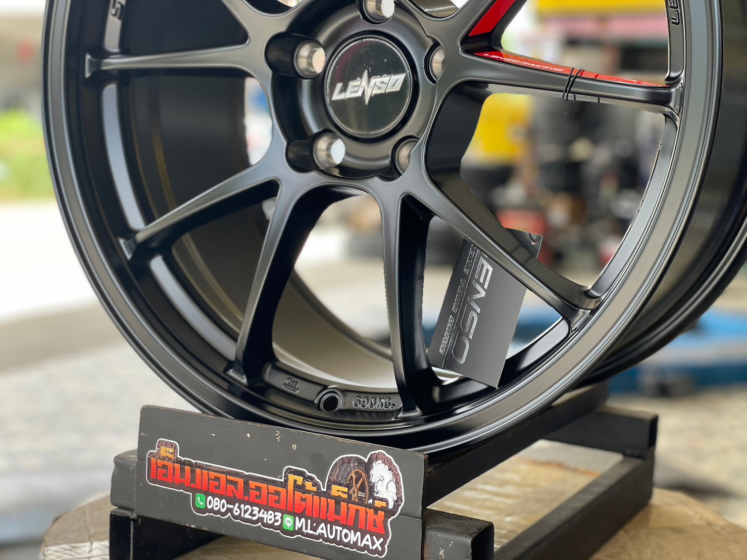 ล้อแม็กซ์ใหม่ Lenso 95G ขนาด18x8.5 ET+35 5x114.3น้ำหนักเบา 7.84 KG. เท่า Flow Forming❗️❗️