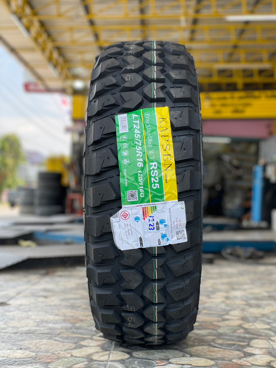ยางMT ดอกมัด 245/75R16 KAPSEN RS25 ยางใหม่ปี2023 (4เส้น)