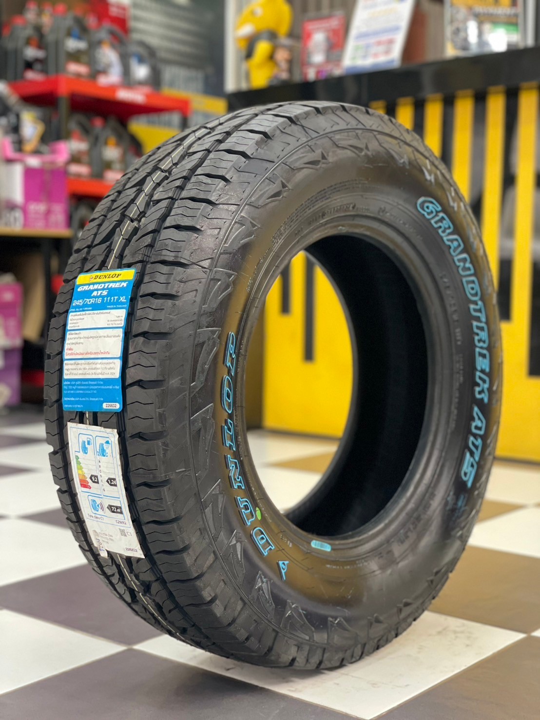 💥#DUNLOP GRANDTREK AT5 245/70R16 ยางปีผลิต2024